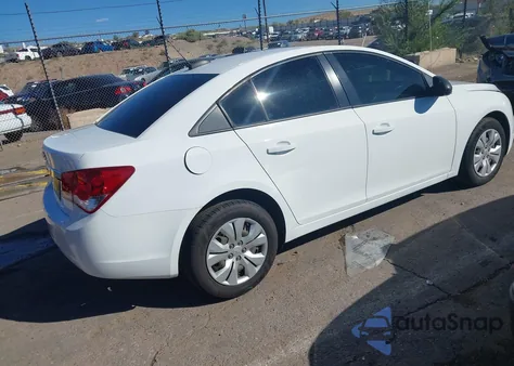 2015 Chevrolet Cruze Ls Auto из США, поврежденный, VIN 1G1PA5SH9F7256674